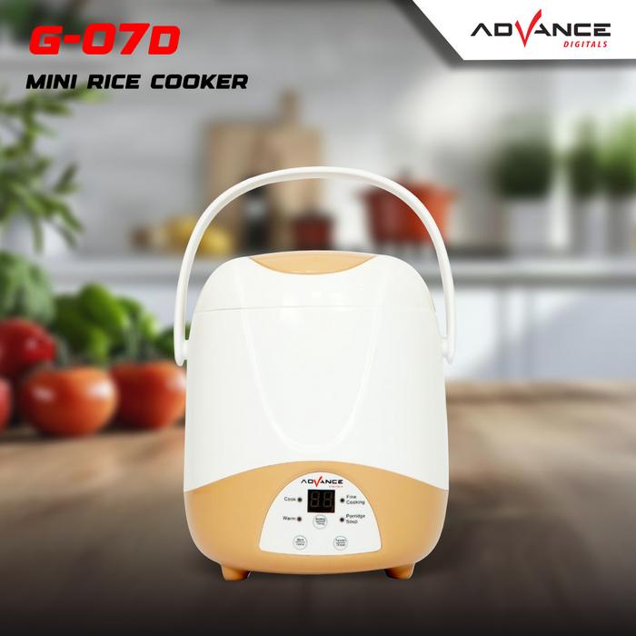Advance Digitals - Digital Mini Rice Coocker G07D - Mejikom/Magic Com Kecil untuk Anak Kosan -