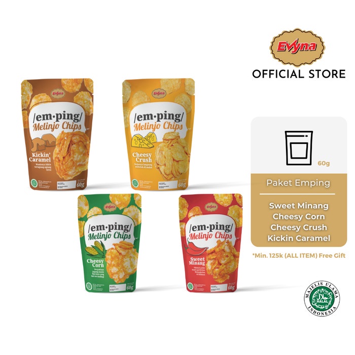 

Paket Evyna Emping Melinjo Chips