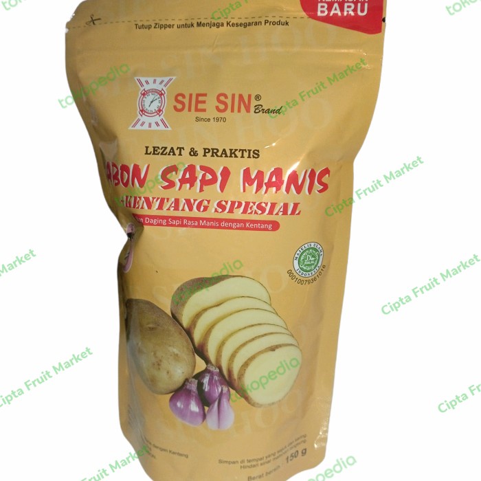 

Sie Sin Abon Sapi Manis Kentang 150gr