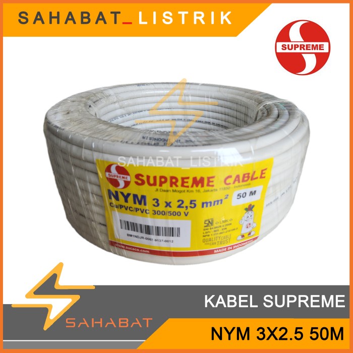 KABEL SUPREME NYM 3X2.5 50M