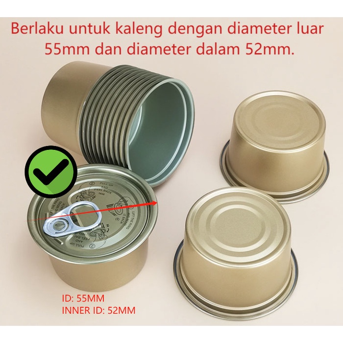 TERLARIS 52mm Alat Manual Can Sealer Can Sealing Machine Sealer Kaleng Alat Sealer Botol Pet Can