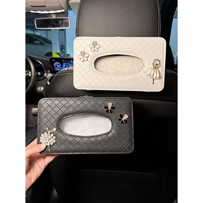 tempat tissue hook gantungan tissue mobil bunga gantungan tissue mobil Kotak Tempat Sarung Tisu