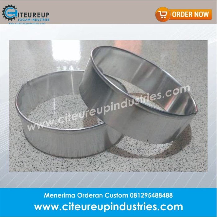 RING ROTI / RING BURGER / RING CUTTER 10 X 3 CM