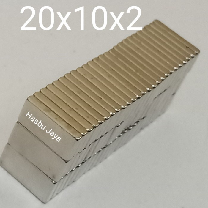 MAGNET NEODYMIUM 20X10X2 / 20*10*2 / 20X10X2MM
