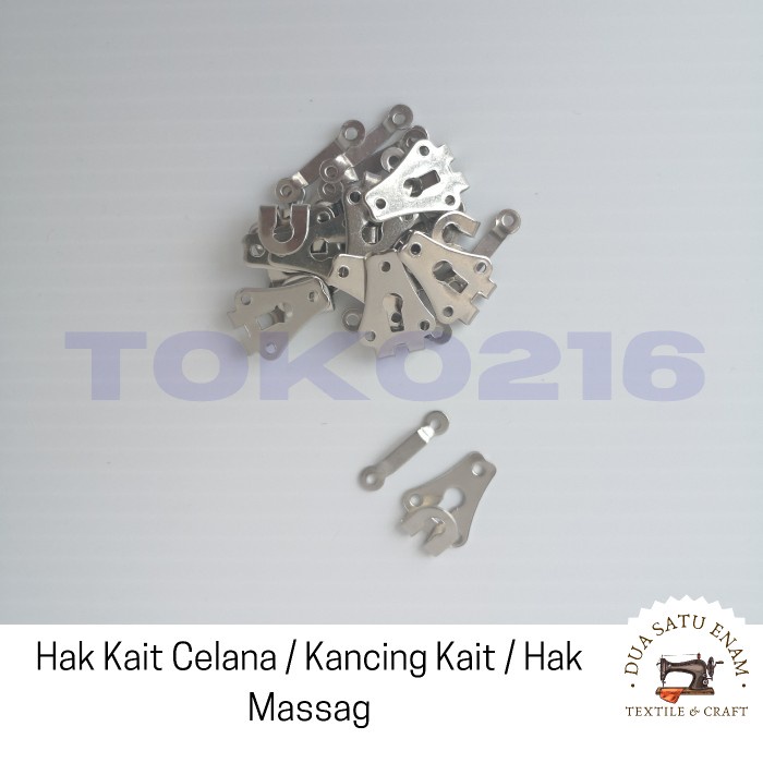 HAK KAIT CELANA / KANCING KAIT / HAK MASSAG PER 1 LUSIN