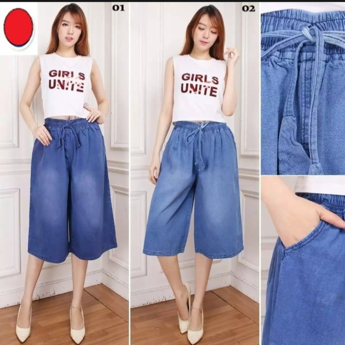 Celana Kulot Wanita 7/8/Celana Pendek Wanita Jumbo