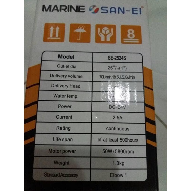 Terhemat Pompa Celup Dc/Accu/Aki/Battery 24Volt