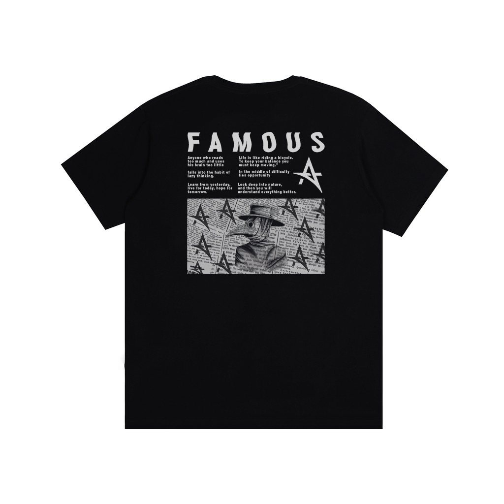 【COD】Ashall Tshirt Famous Black