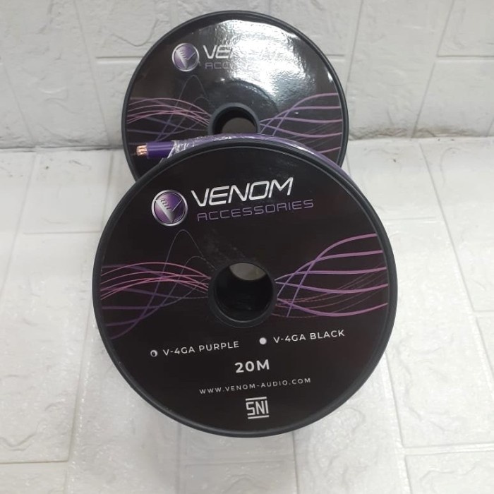 Terhemat Kabel 4 Awg Venom Original / Kabel Power 4 Awg Venom / Per Roll