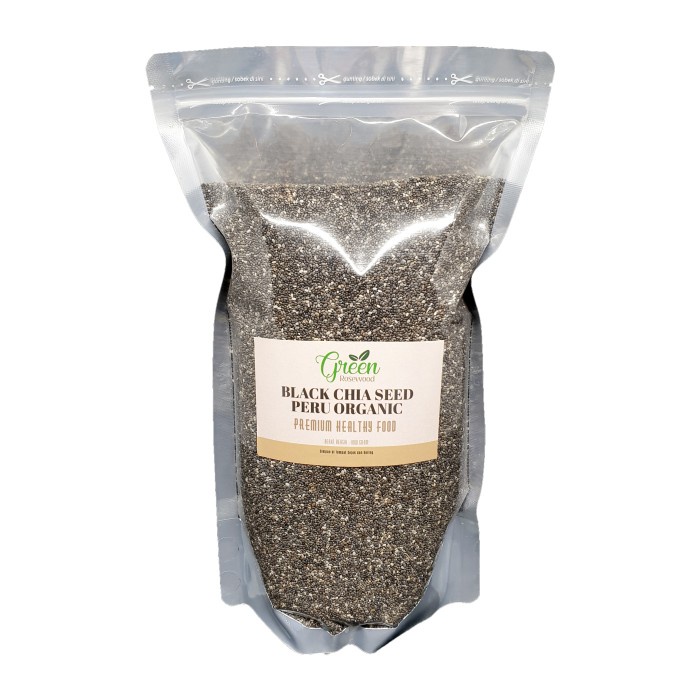 

[dch] - BLACK CHIA SEED 1 KG PERU ORGANIC - CHIA SEEDS CHIASEED 1000 GRAM