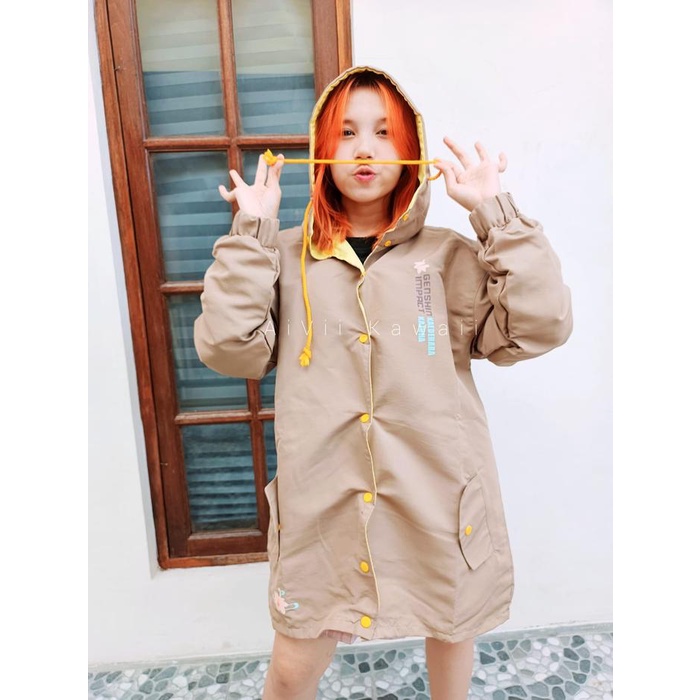 Jaket Parka Kazuha Genshin Impact Unisex Pria Wanita Harga Promo