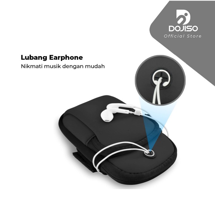 Tas Bag Lengan Tangan Tempat Ponsel Hp Olahraga Joging Lari Anti Air Portabel