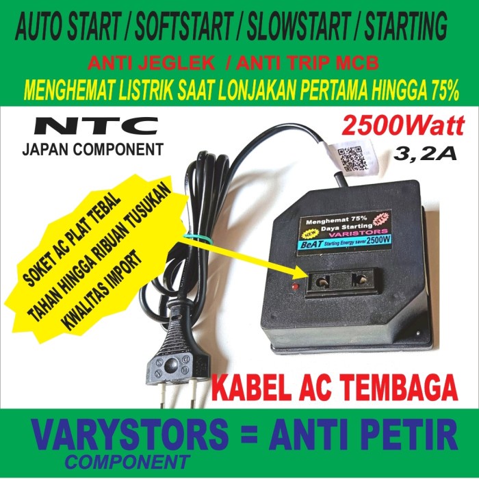 JTTOP" AUTO START, STARTING, SLOW START, SOFT START, PENGHEMAT LISTRIK BEAT.