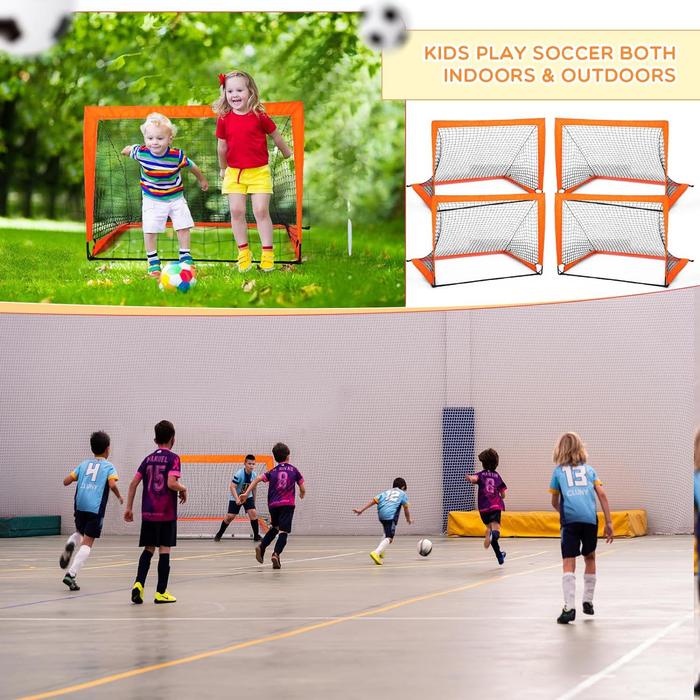 [ STOCK]Gawang Sepak Bola Portable Gawang Lipat Anak Soccer Game Mini Sepak Bola Portable Gawang