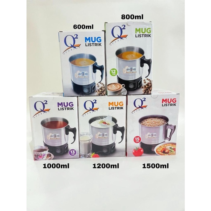 TEKO MUG PEMANAS AIR MINI LISTRIK ELEKTRIC HEATING CUP STAINLESS WADAH