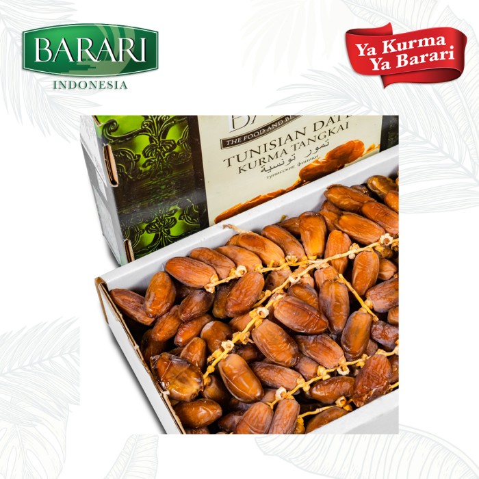 

Kurma Barari Deglet Nour Branched (Tangkai) 2Kg Tunisia