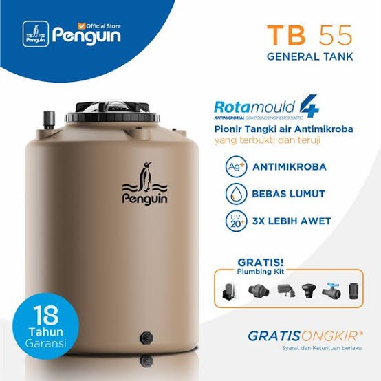 Tangki air / Tandon Air Plastik Penguin TB55 520 Liter
