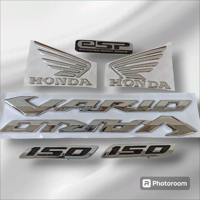 EMBLEM LOGO TIMBUL VARIO 150 LED OLD FULL SET SAYAP HONDA EMBLEM VARIO 150 PAKET KOMPLIT Motorcycle
