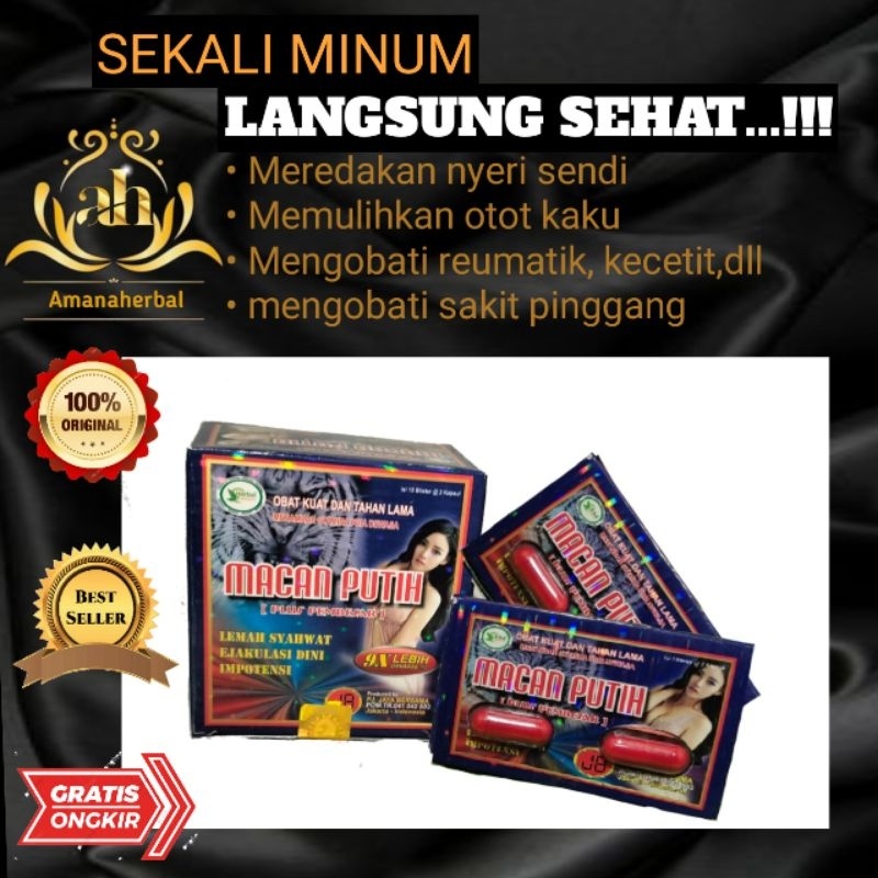 

SALE !!! MACAN PUTIH KAPSUL ORIGINAL READYY