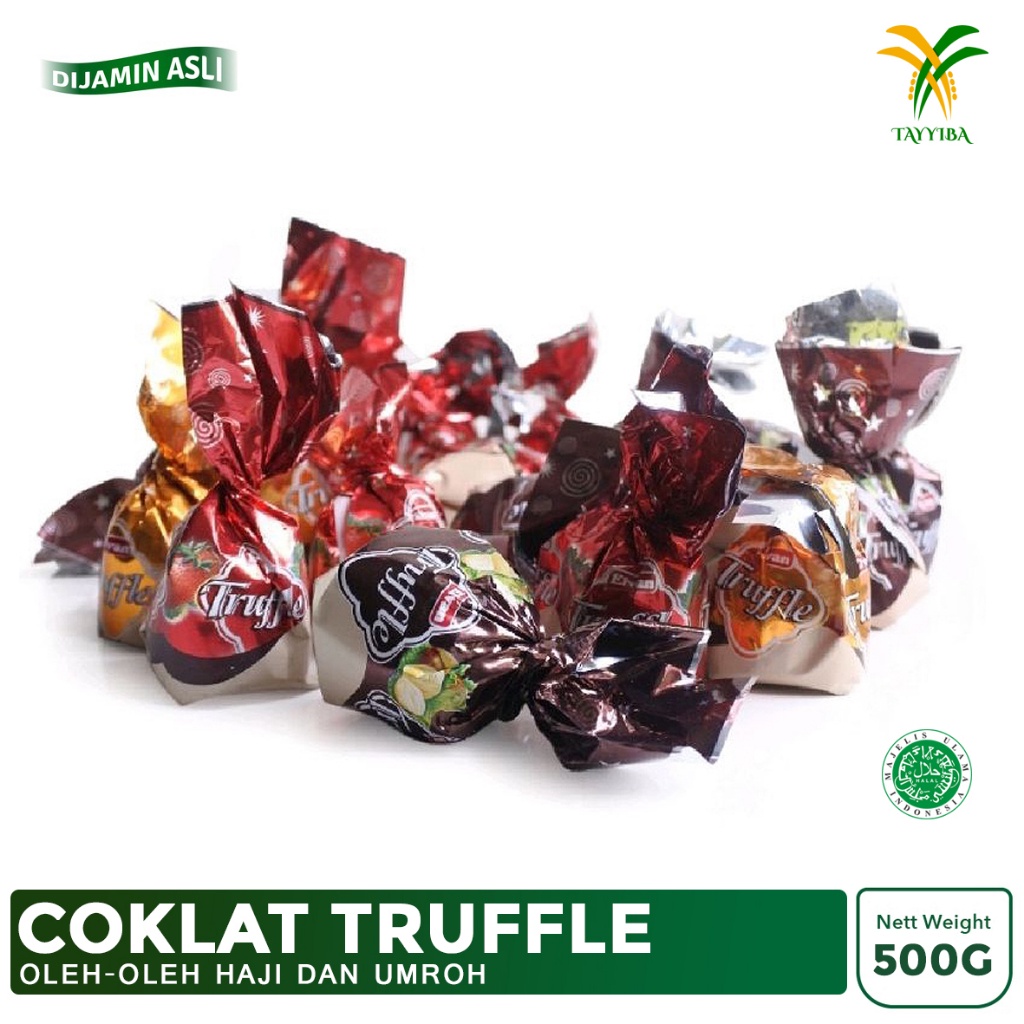 

A Coklat Truffle Coklat Variasi Rasa Mix Oleh-Oleh Haji Dan Umroh 500G Kemasan Pouch