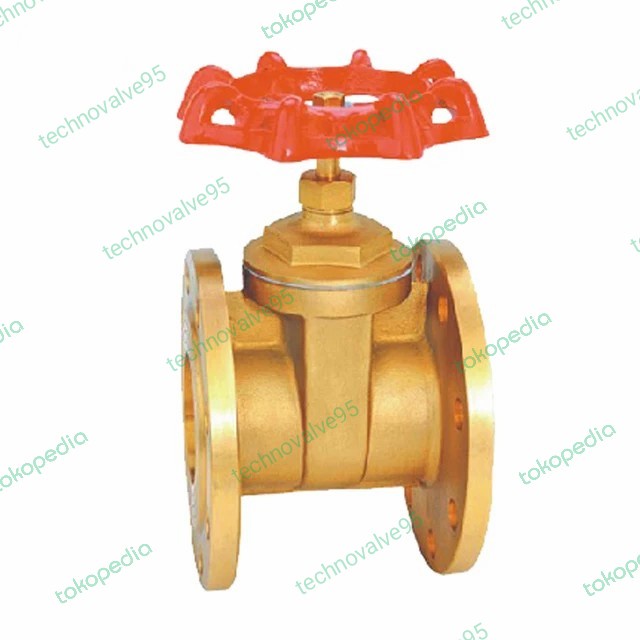 (Expert) GATE VALVE FLANGE 5K BRONZE/GATE VALVE 5K KUNINGAN 1/2" INCH - 4" INCH