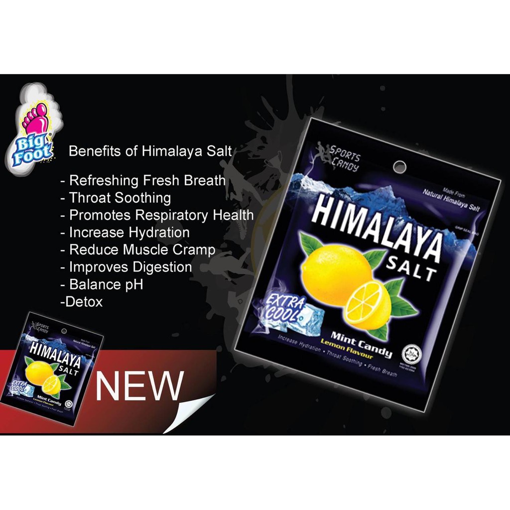 

A Himalaya Salt Candy /Permen Segar Mint Rasa Lemon Box -Anti Oksidan