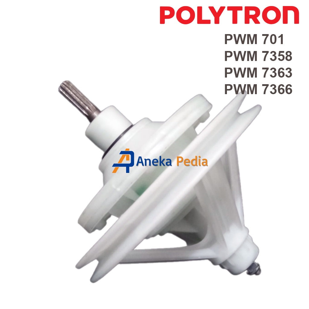 terbaru- GEARBOX POLYTRON 7 Kg PWM 701 7358 7363 7366 Gear Box GirBok Mesin Cuci 2 Tabung Politron