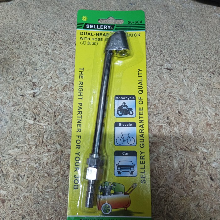 STOK READY. PENGISI ANGIN BAN TIRE CHUCK SELLERY 56-604
