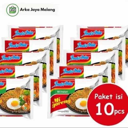 

(TopSeller) Indomie Mie Instan Goreng Plus Spesial 80g (Paket isi 10 bungkus)