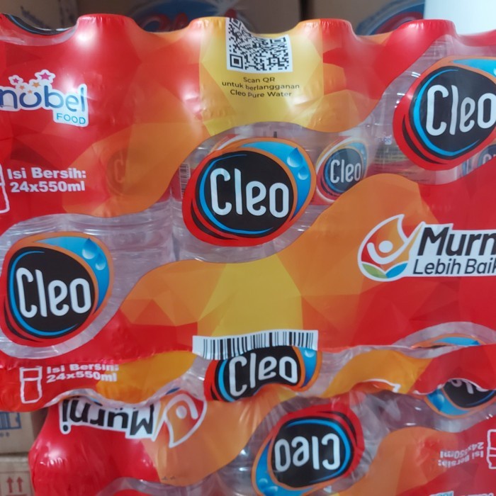 

(TopSeller) air mineral cleo 550 ml 24 botol