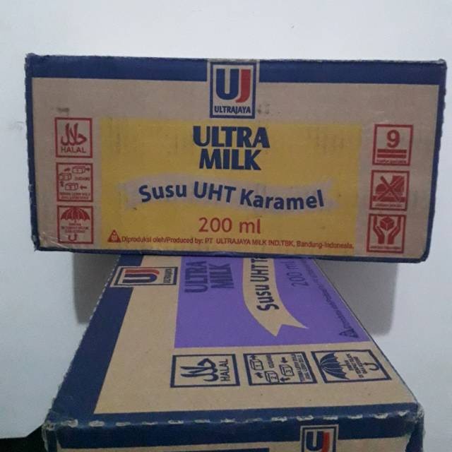 

(TopSeller) Susu ultra taro & karamel ukuran 200ml isi 24pcs