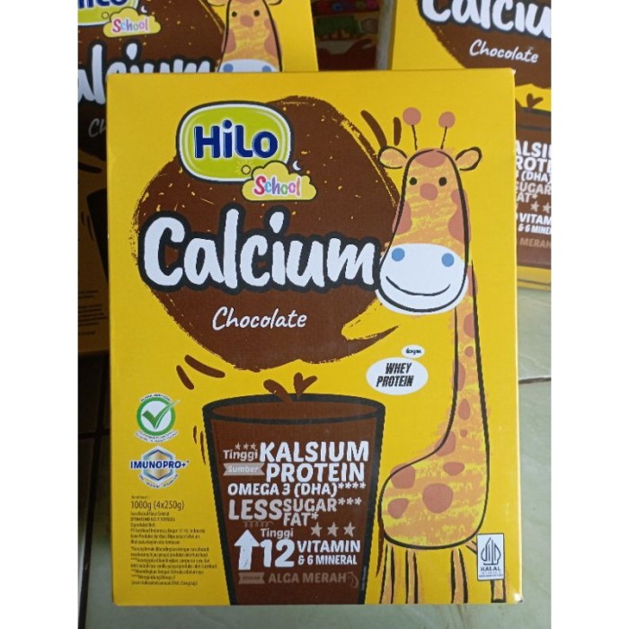 

(TopSeller) Hilo School Chocolate 1000 gram /750gr/500gr- Susu Tinggi Kalsium