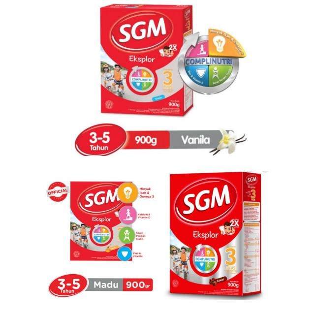 

(TopSeller) Sgm 3+ eksplor 900 gr Van/madu/cokat
