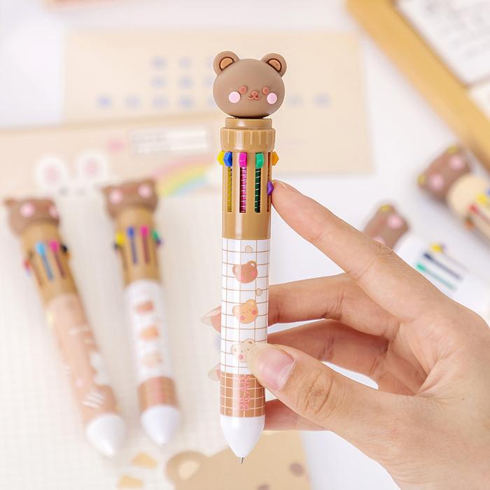 

Lbt - Pena 10 Warna Karakter Bear Alat Tulis Sekolah Pulpen Gel