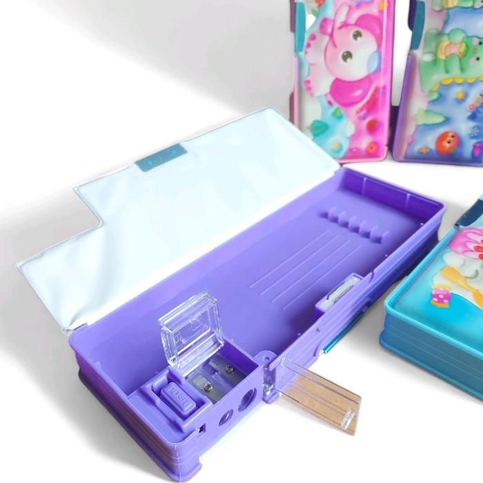

Tempat/Kotak/Tepak Pensil Magnet + Rautan Karakter Lucu Jh 8831