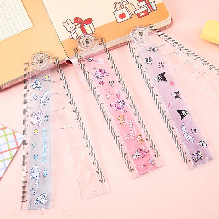 

Penggaris Lipat 30 Cm Sanrio Kuromi Melody Chinnamorol Transparan Unik Lucu Anak Sekolah Stationery