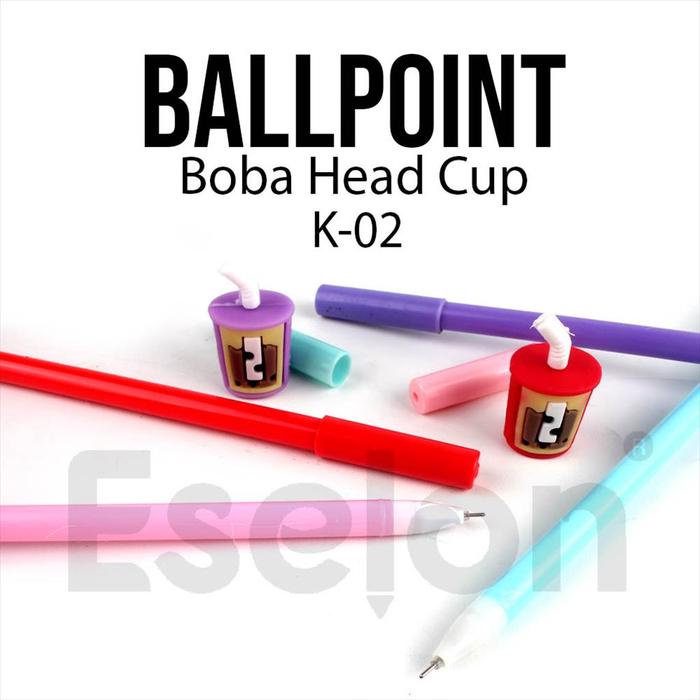 

12Pcs Pulpen Gel Boba Cup K02 / 1Pack Pulpen Gel Fancy