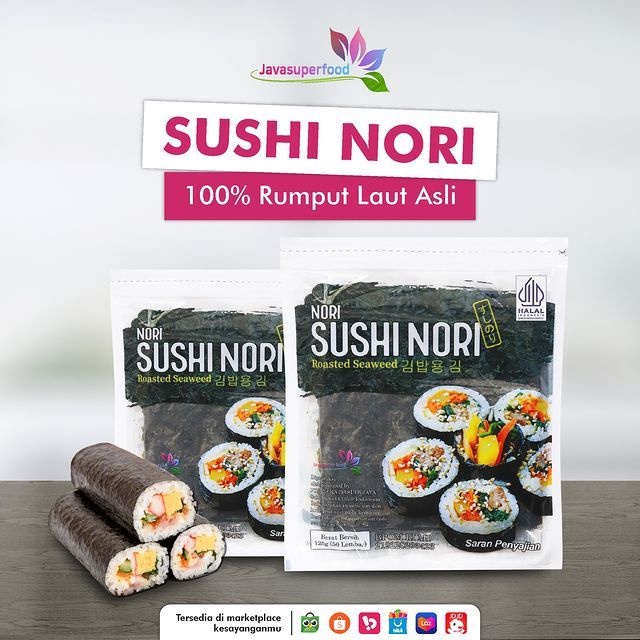 

A Nori Sushi Nori Lembaran 10Lbr 25Gr