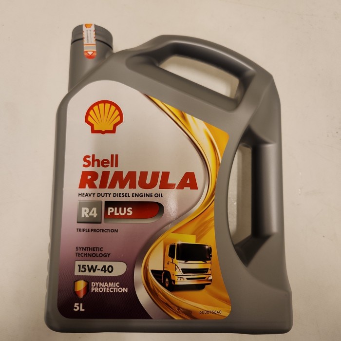 OLI MOBIL DIESEL GENSET DIESEL SHELL RIMULA R4 PLUS (5 LITER) ORIGINAL