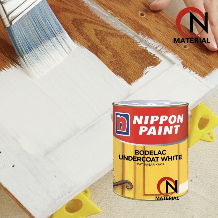Nippon Paint Bodelac Undercoat White 1Kg / Cat Dasar Kayu