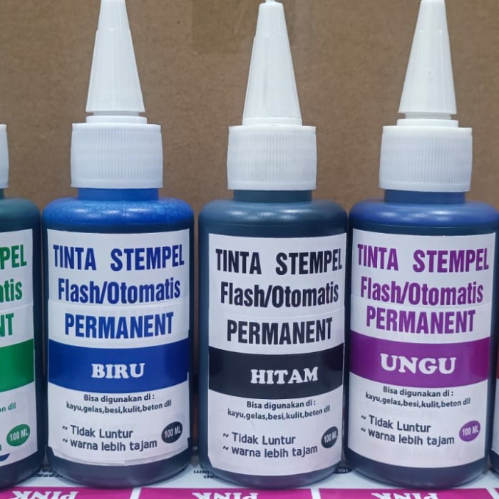 

pintar- TINTA STEMPEL FLASH OTOMATIS PERMANENT