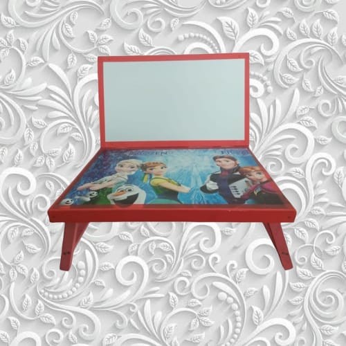 

pintar- Meja Lipat Belajar Karakter / Papan Tulis White Board Anak free spidol