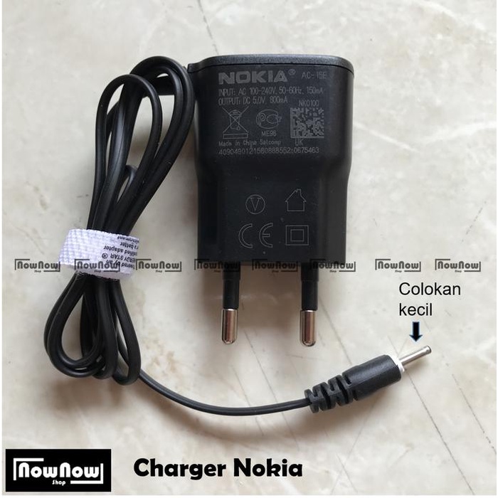 Charger Nokia Jadul Original Cas Casan Travel Adapter HP Colokan Kecil