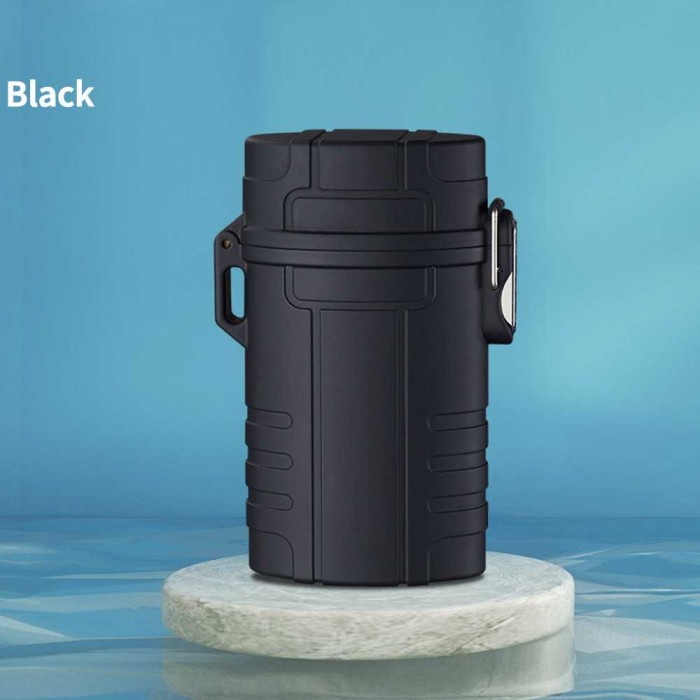 Tempat Kotak Rokok Travel Exclusive Usb Korek Electrik Camping Hiking