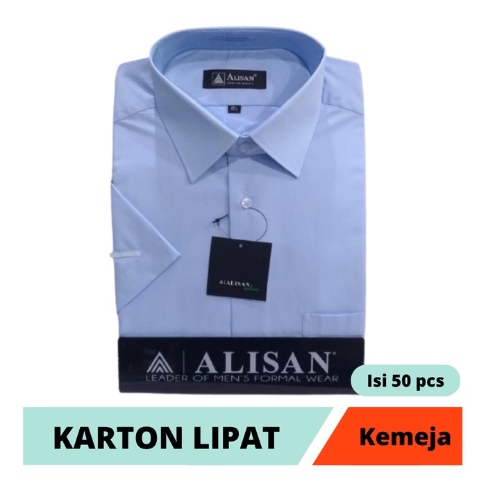

pintar- (Isi 50 pcs) Karton Penyangga Packing Kemeja Lipat Satuan