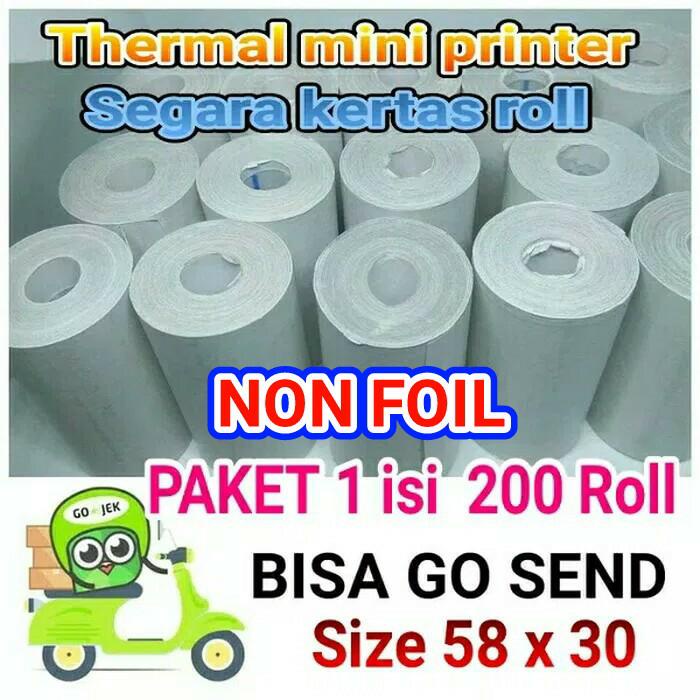 

pintar- Kertas kasir thermal paket 1(isi:200 roll)