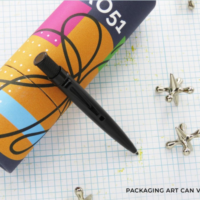 

RETRO 51 TORNADO ELITE STEALTH COMPACT TACTICAL BALLPOINT PEN/ PULPEN