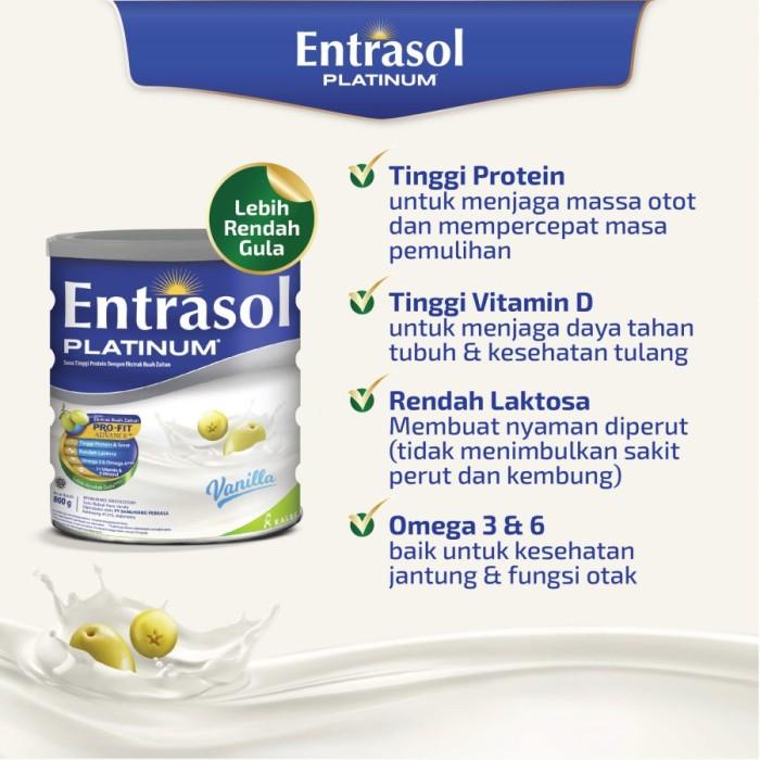 

BARANG TERLARIS ENTRASOL PLATINUM 400gram RASA VANILLA / COKLAT