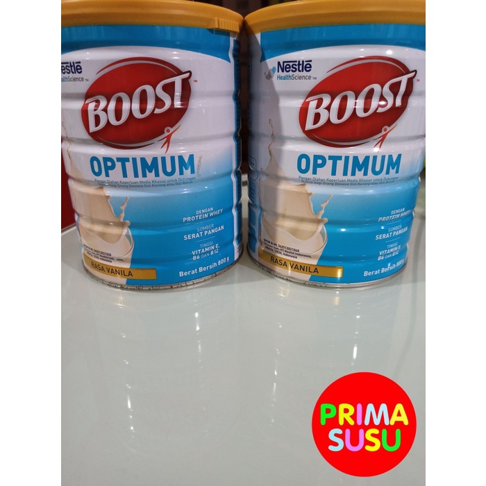

BARANG TERLARIS Nestle Boost Optimum 800 Gram, Rasa Vanila