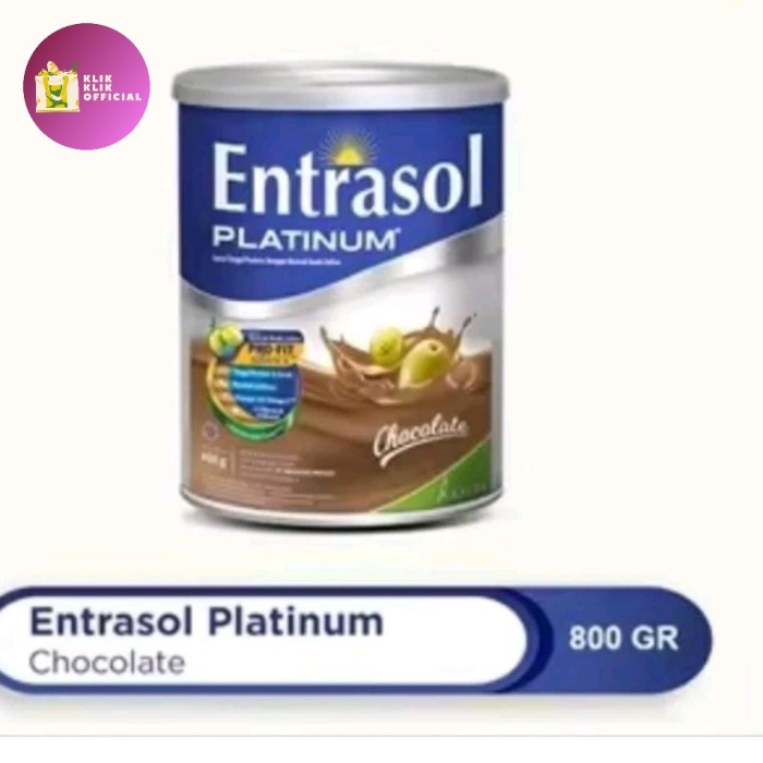 

BARANG TERLARIS ENTRASOL PLATINUM VANILA COKLAT 800 GRAM /ENTRASOL PLATINUM 800 GR